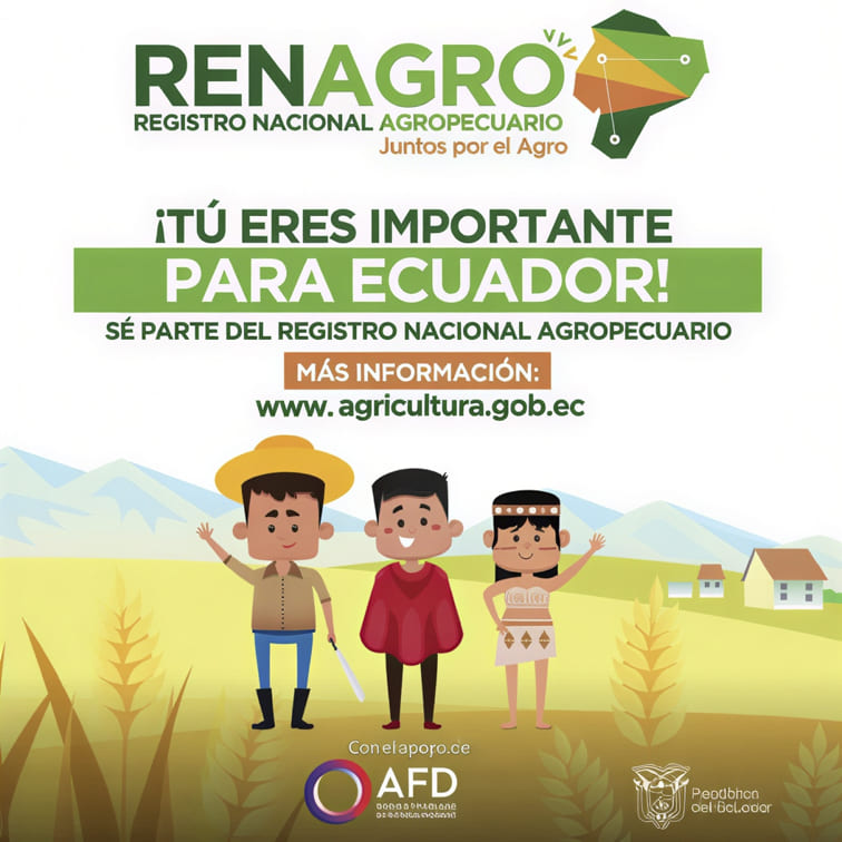 Se inicia Registro Nacional Agropecuario RENAGRO 2026